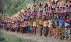 Offering Parade for Temple Ceremonies